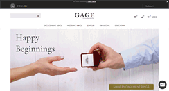 Desktop Screenshot of gagediamonds.com