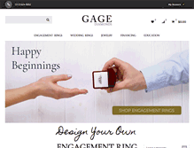 Tablet Screenshot of gagediamonds.com
